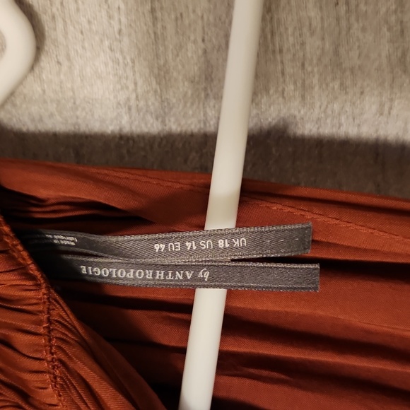 Size 14 Tiered Halter Anthropologie Dress - Picture 5 of 6